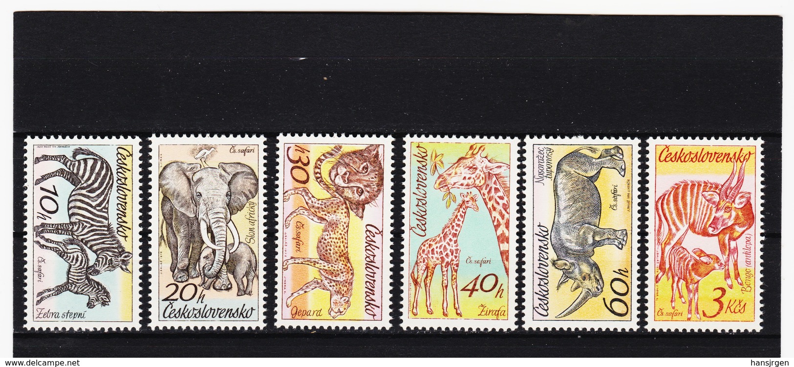 Post174 TSCHECHOSLOWAKEI CSSR 1976 MICHL 2345/50 ** Postfrisch SIEHE ABBILDUNG - Ungebraucht