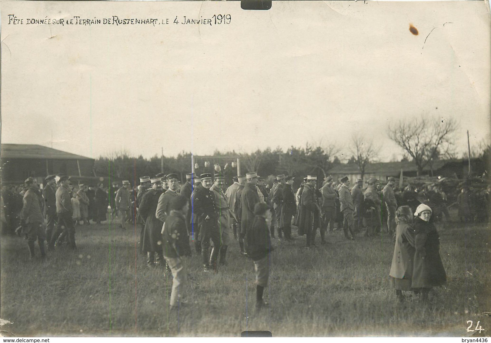 RUSTENHART -FÊTE DE LA VICTOIRE - 04 JANVIER 1919 - BEAU PLAN - PHOTOANCIENNE Format (12 X 17 Cm) - Dos Vierge - Autres & Non Classés