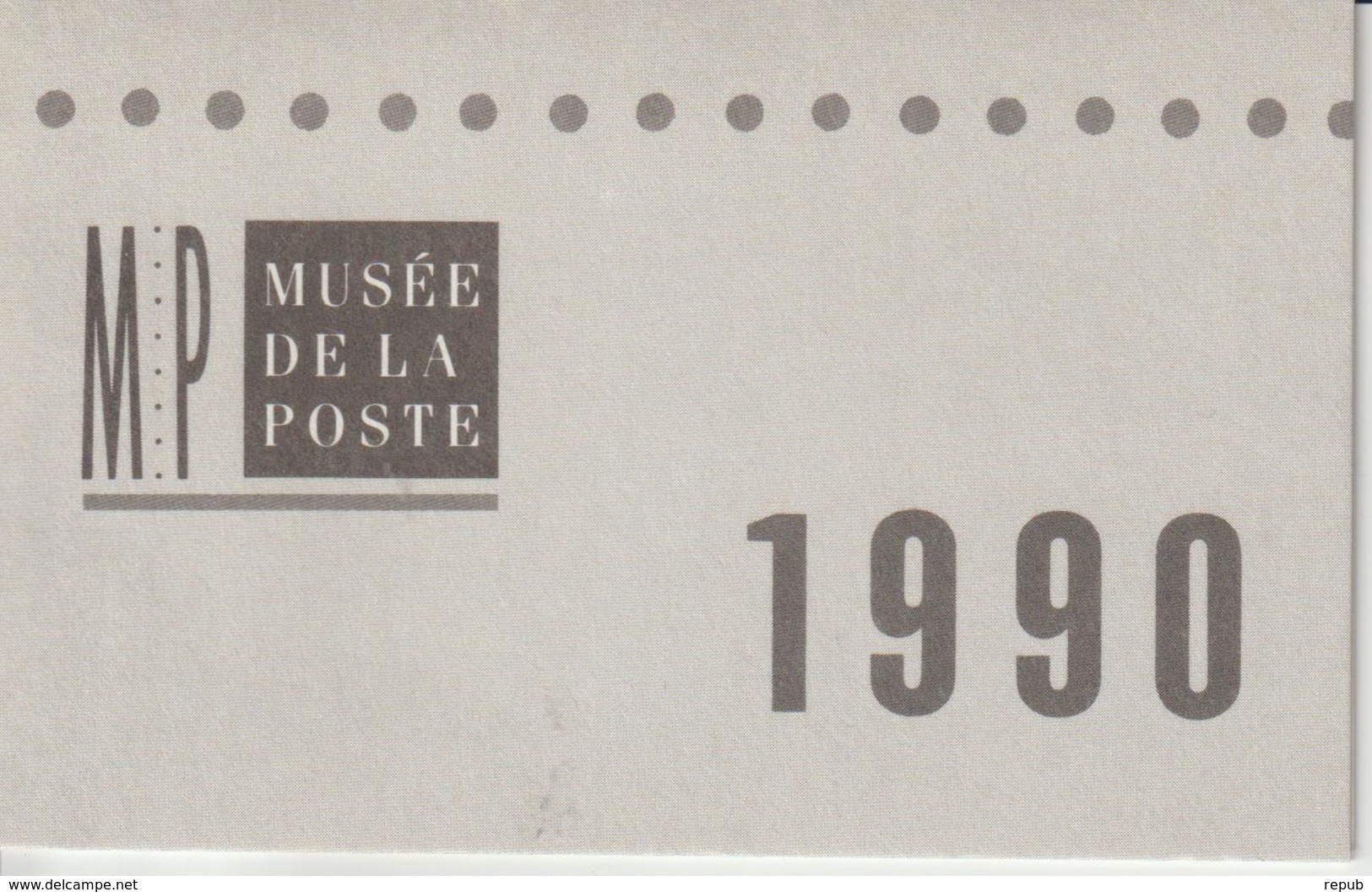 Carnet De 10 Vignettes Musée De La Poste 1990 TTB - Autres & Non Classés