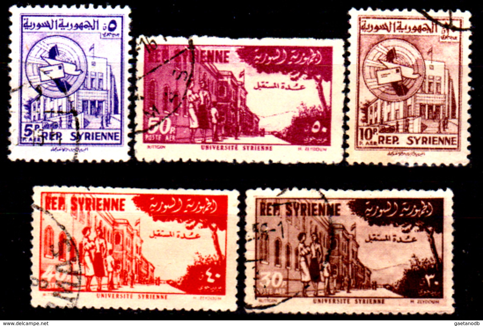 Siria-00163- Posta Aerea 1954 (o) Used - Senza Difetti Occulti. - Siria