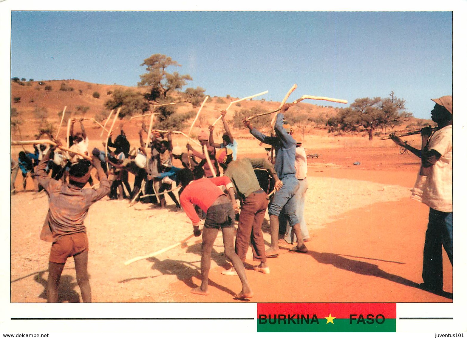 CPSM Burkina Faso-Province De Passore-Battage Du Mil       L2841 - Burkina Faso