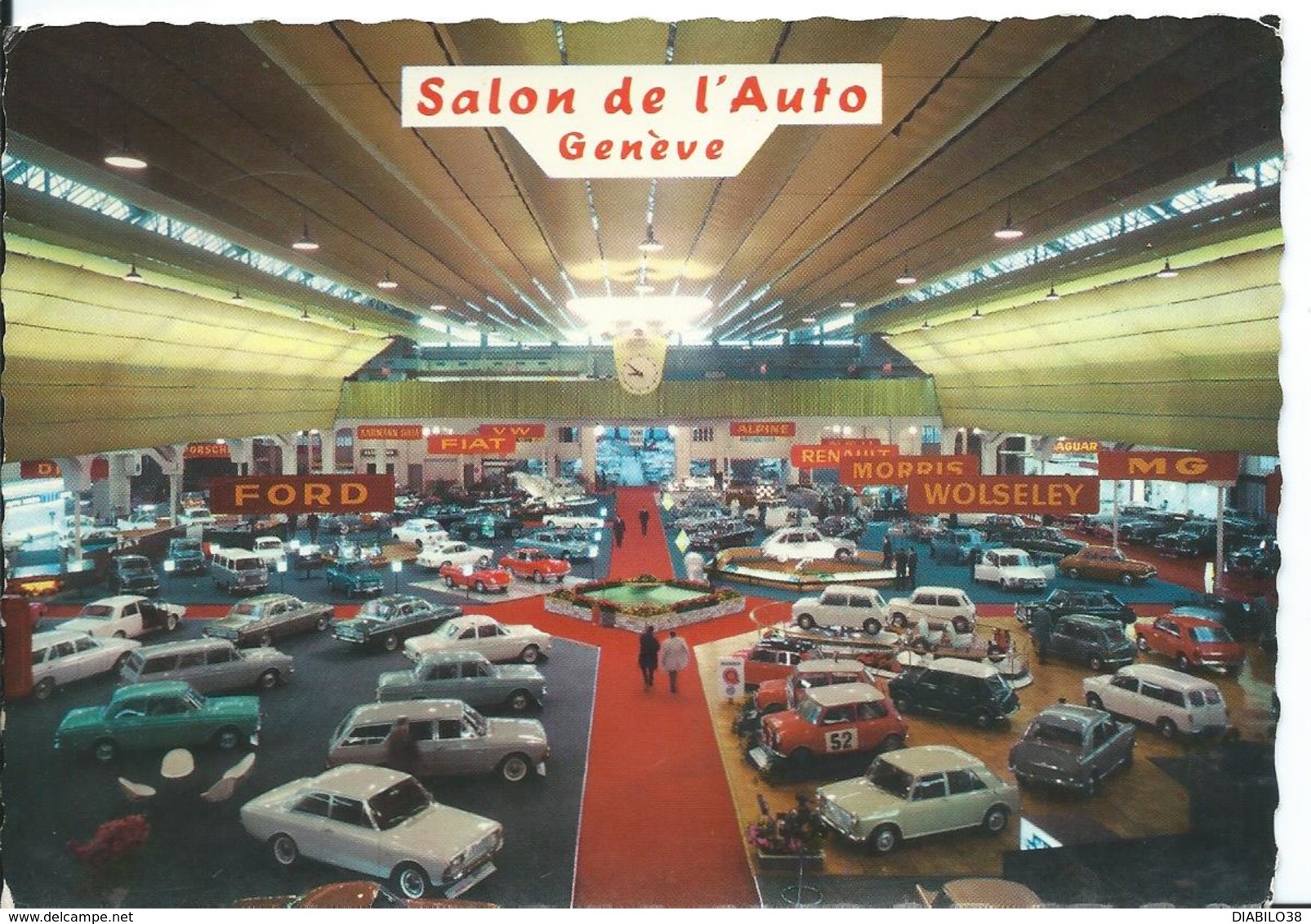 ***   GENÈVE   (  SUISSE  )   SALON DE L 'AUTO    (1966  ) - Genève