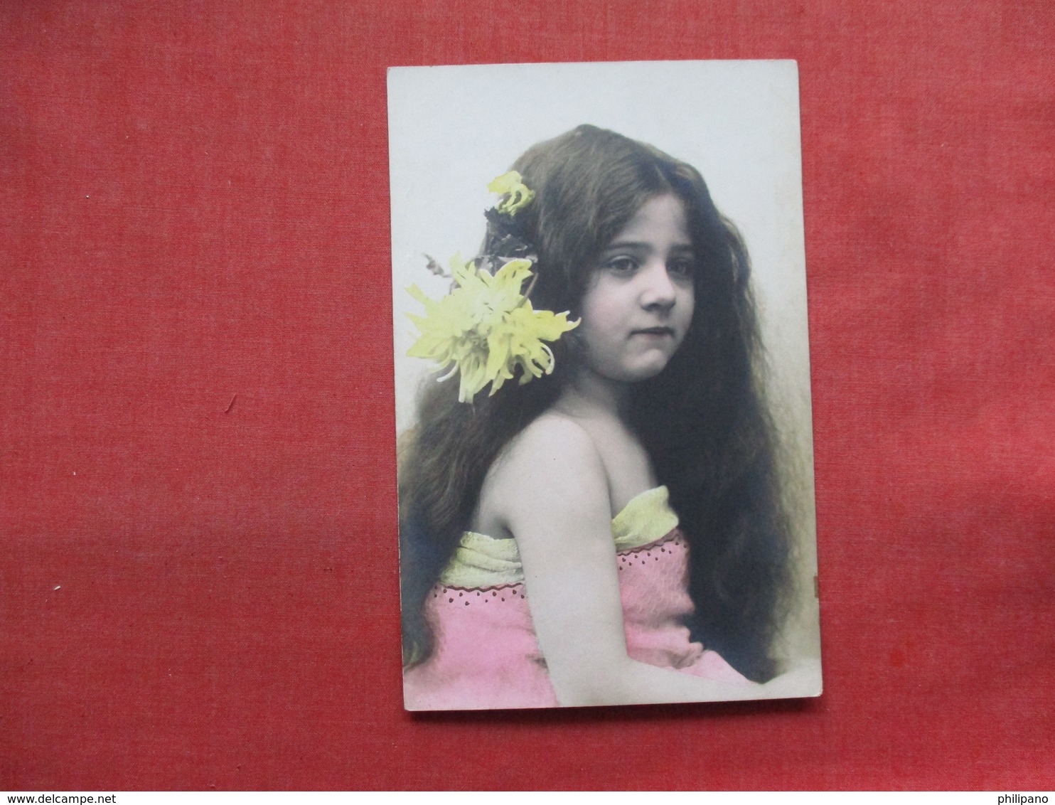 RPPC  Color Young Girl With Long Hair         Ref 3347 - Fashion