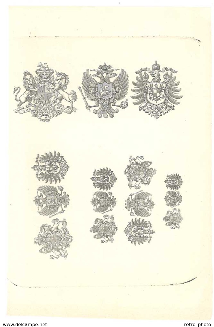 Feuille D'imprimeur ( A. Waton, Saint Etienne ) Illustrée De Dessins (modèles En-tête De Factures ) - Autres & Non Classés