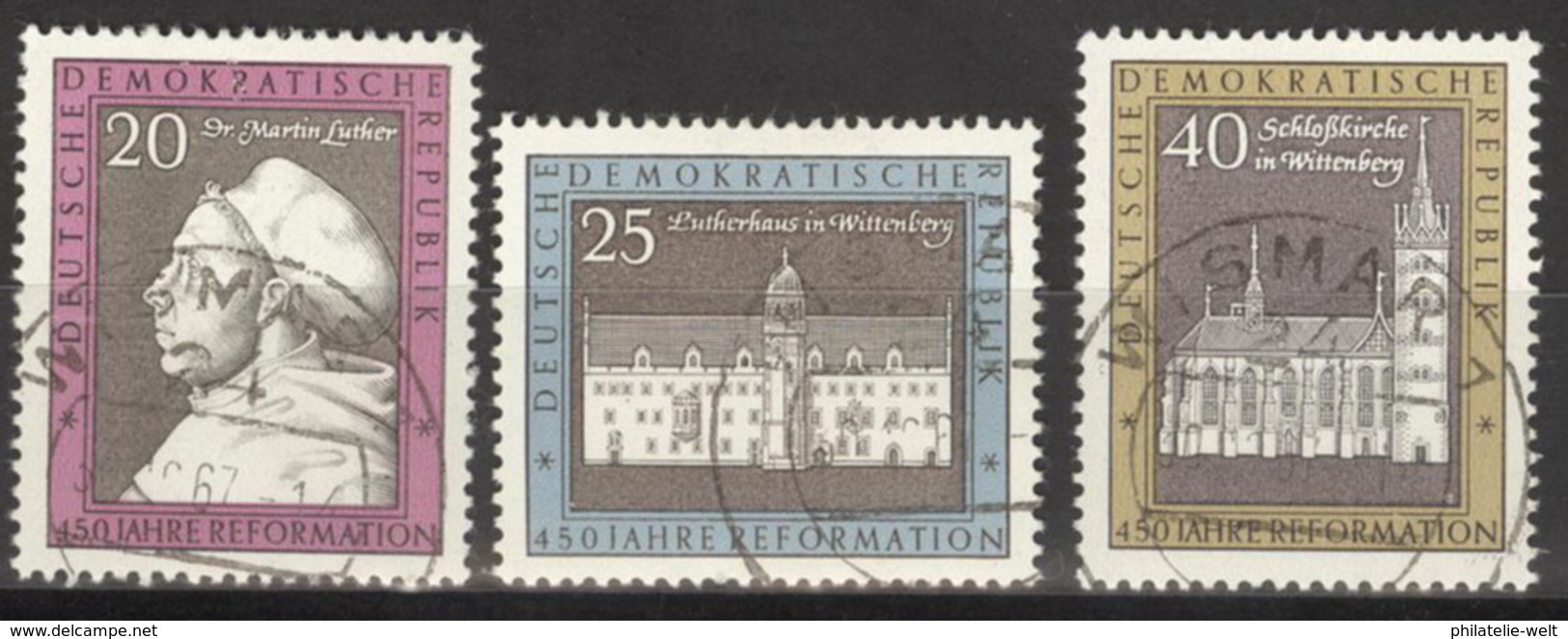 DDR 1317/19 O Tagesstempel - Oblitérés