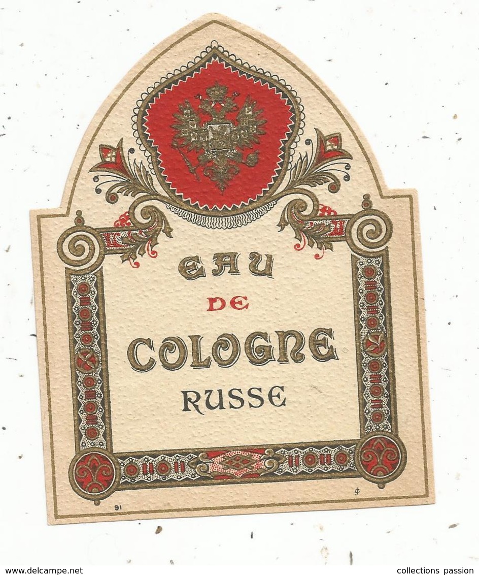 étiquette De Parfum , EAU DE COLOGNE RUSSE - Labels
