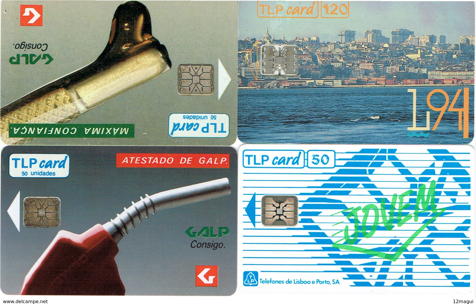 PHONECARDS- PORTUGAL - 4- CHIP CARDS (GOOD CARDS ) - Portugal