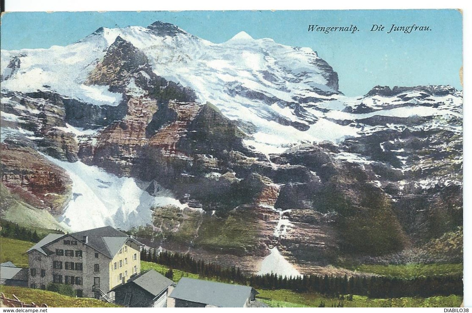 WENGERNALP.  (  SUISSE  )    DIE JUNGFRAU - Enge