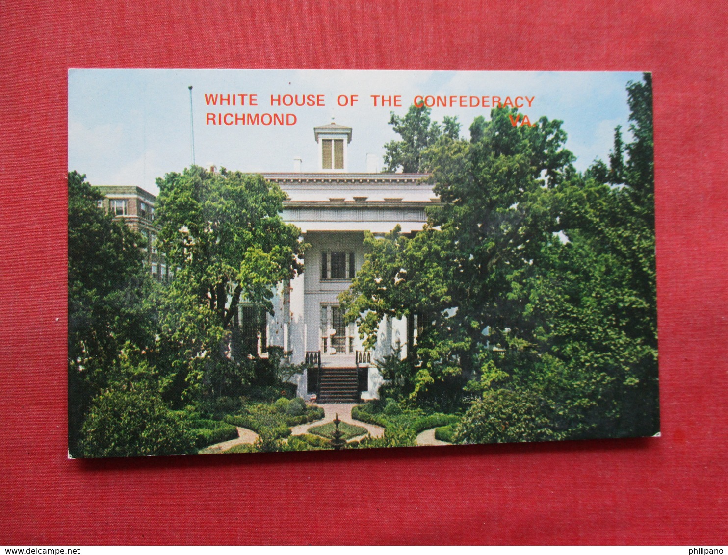 White House Of The Confederacy        Richmond- Virginia  >  Ref 3348 - Richmond