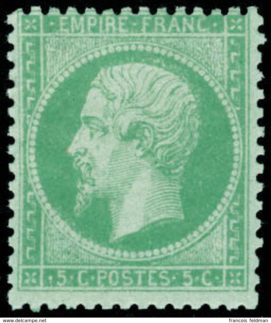 Neuf Avec Charnière N° 20, 5c Vert, Cl, T.B. - Andere & Zonder Classificatie