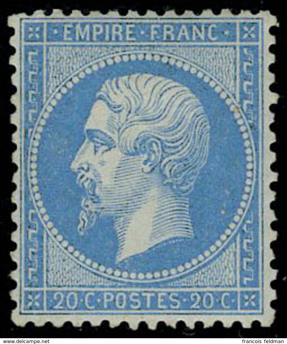 Neuf Avec Charnière N° 22, 20c Bleu Très Bien Centré, T.B. - Andere & Zonder Classificatie