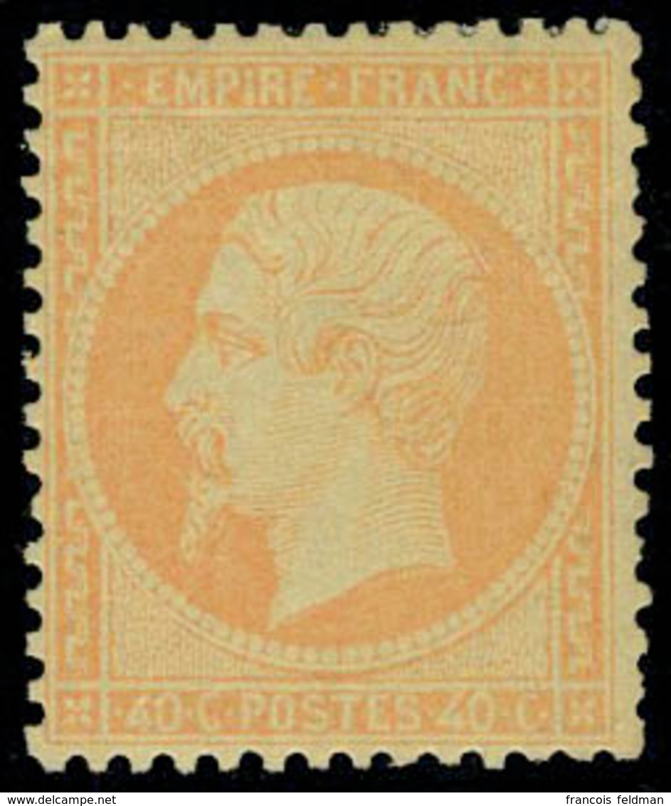 Neuf Avec Charnière N° 23a, 40c Orange Clair T.B. - Andere & Zonder Classificatie