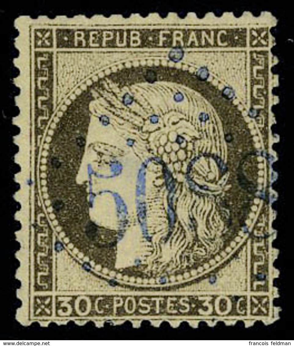 Oblitéré N° 56, 30c Brun, Obl GC 5088 En Bleu Ineboli, Très Belle Frappe, Léger Clair Sur Le Timbre, Rare, Pothion Indic - Andere & Zonder Classificatie