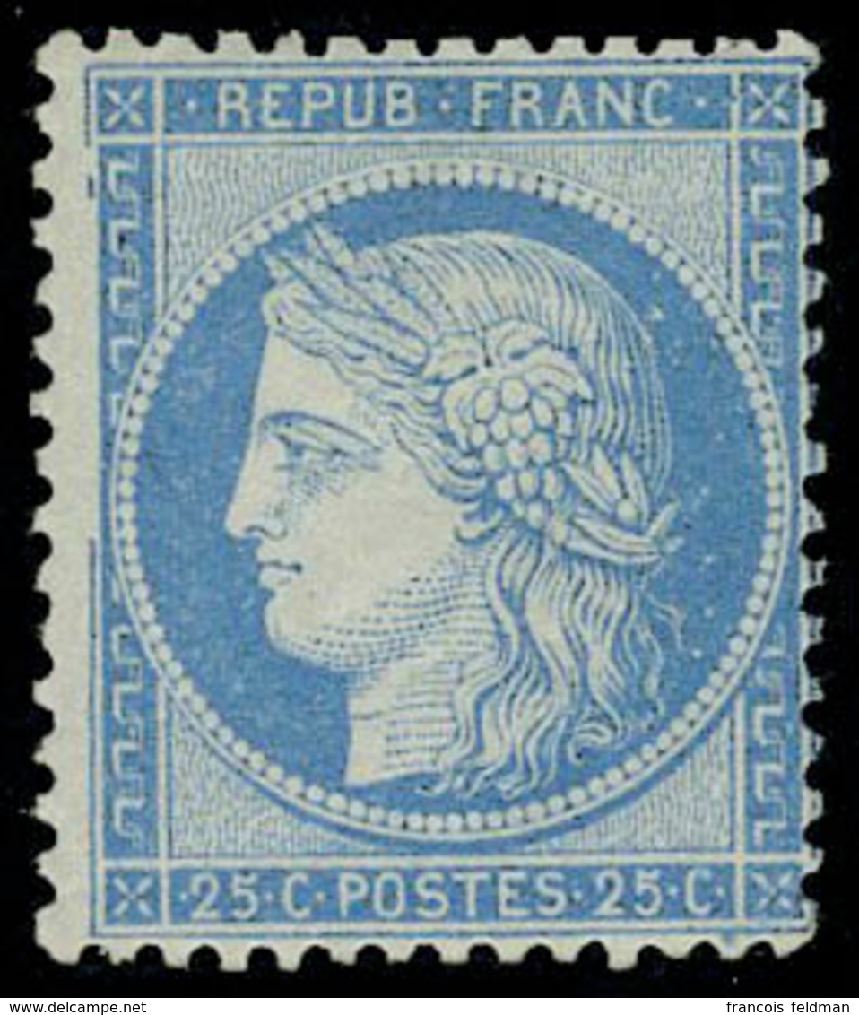 Neuf Avec Charnière N° 60B, 25c Bleu Type II, T.B. Rare - Sonstige & Ohne Zuordnung