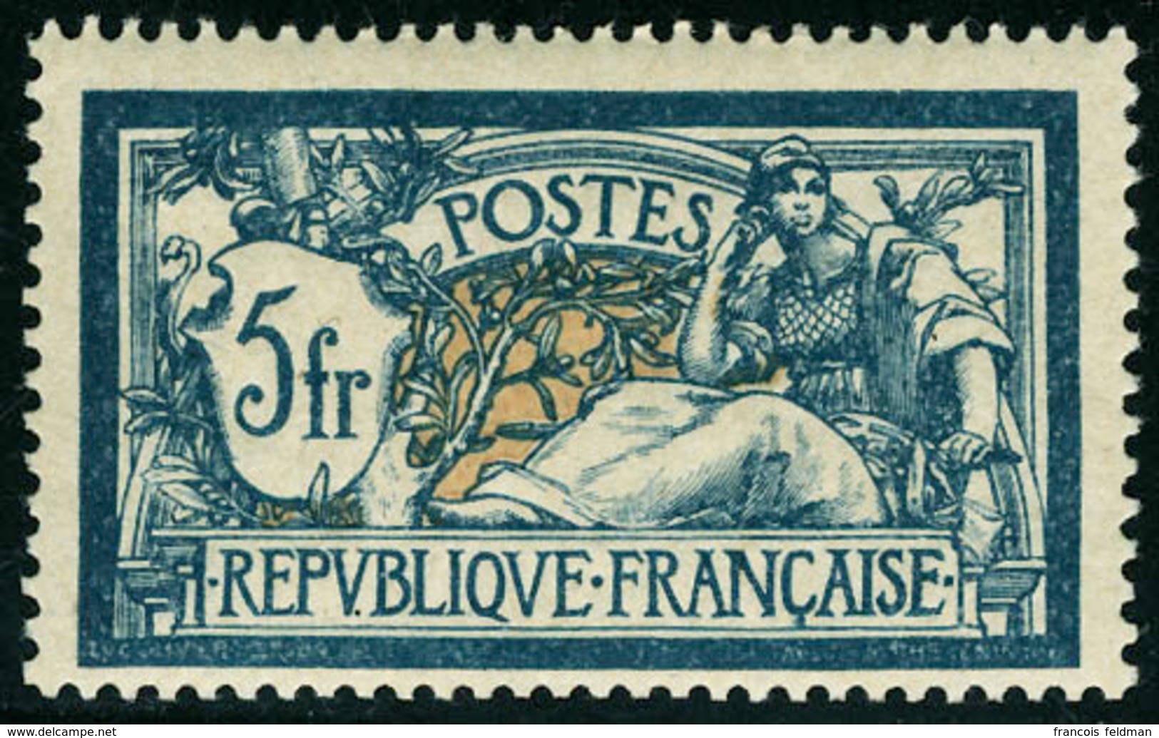 Neuf Avec Charnière N° 119, 120, 121 Et 123, Les 4 Valeurs Type Merson, Cl, T.B. - Andere & Zonder Classificatie