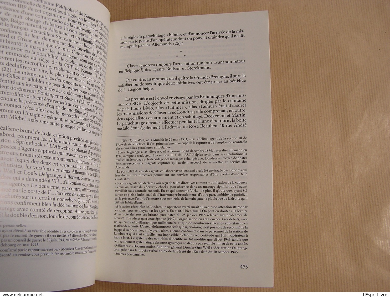 REVUE BELGE D' HISTOIRE MILITAIRE XXVI 6 Guerre 40 45 Architecture Fortifications Corps Franc Belge 1942 1943 Légion SOE