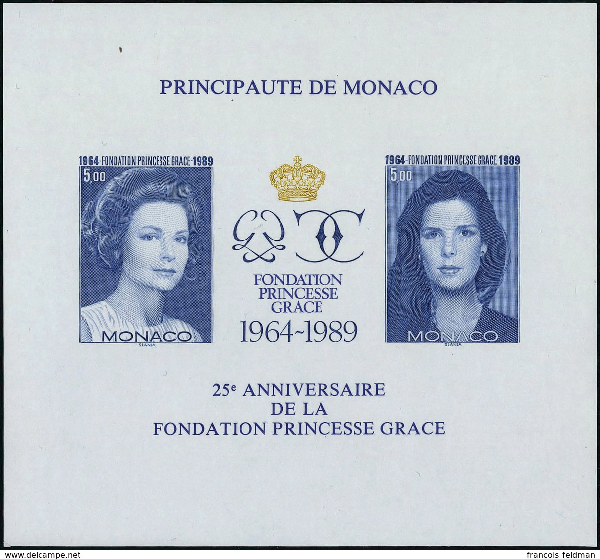 Neuf Sans Charnière N° 48a, Bloc Princesse Grace ND, T.B. - Andere & Zonder Classificatie