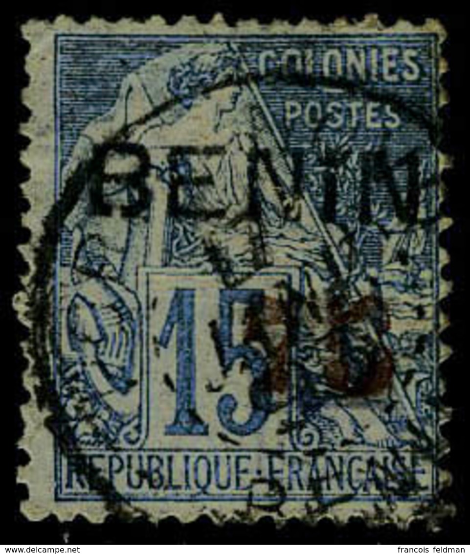 Oblitéré N° 16, 75c Rouge Sur 15c Bleu T.B. Signé, 1 Dent Courte - Andere & Zonder Classificatie