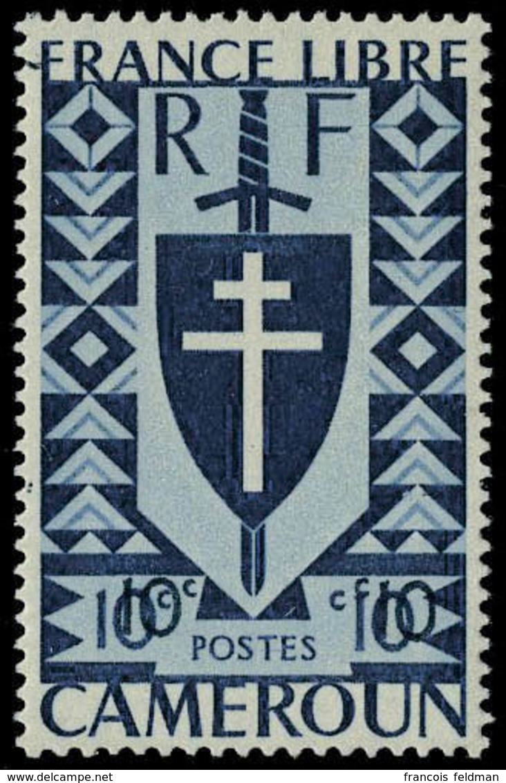 Neuf Sans Charnière N° 250a, 10c Bleu Double Impression De La Valeur, T.B. Maury - Andere & Zonder Classificatie