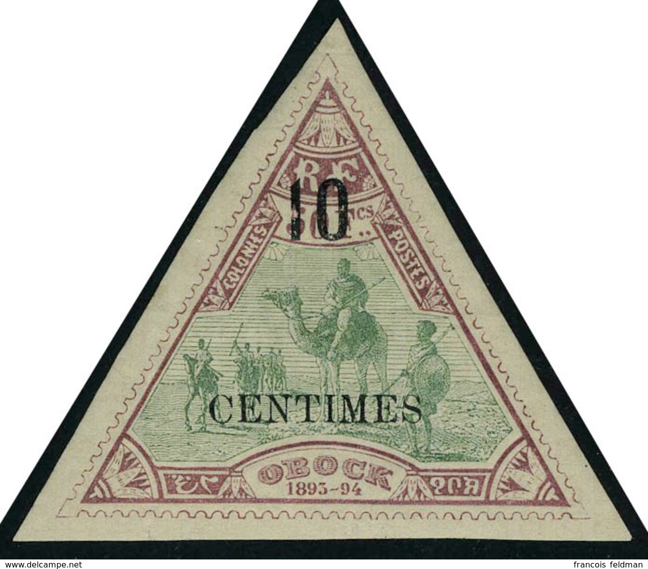 Neuf Avec Charnière N° 33 + 35/36, Les 3 Valeurs Triangles T.B. - Altri & Non Classificati