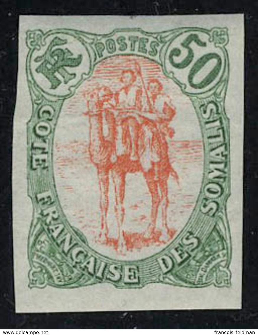 Neuf Sans Charnière N° 48, 50c Vert Et Rouge Orange ND, T.B. Maury N° 47 - Andere & Zonder Classificatie