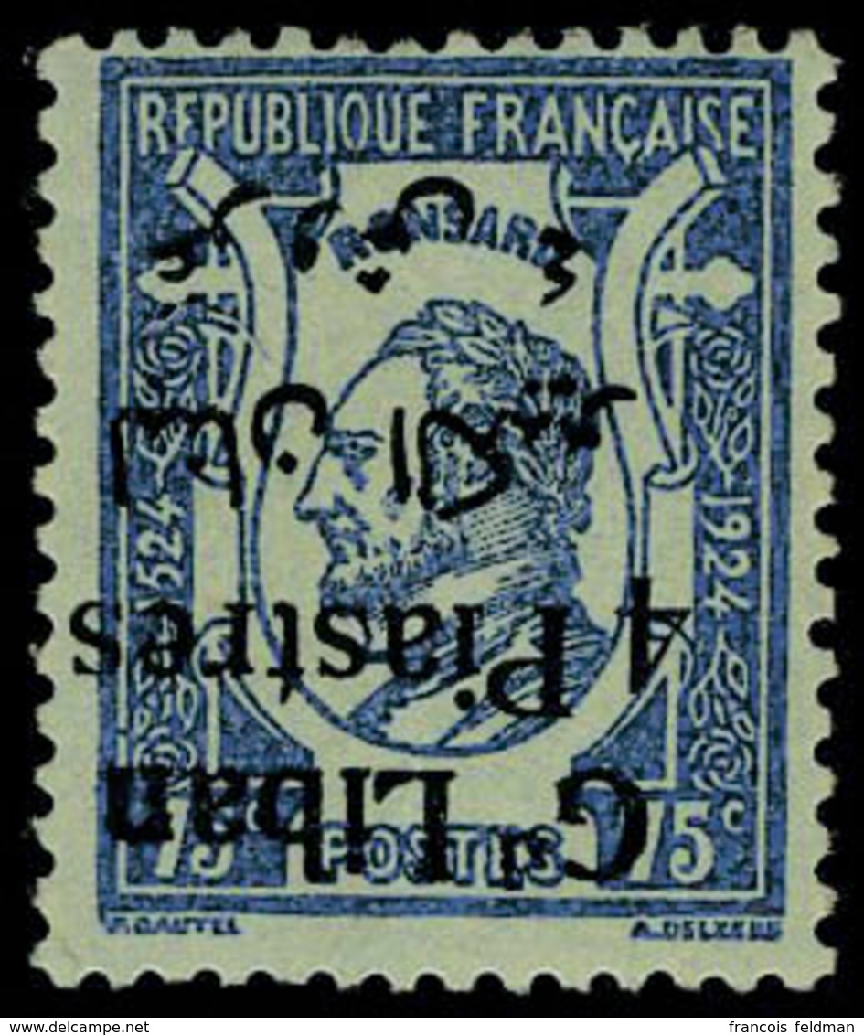 Neuf Avec Charnière N° 49a, 4p Sur 75c Ronsard Surcharge Renversée, T.B. - Sonstige & Ohne Zuordnung