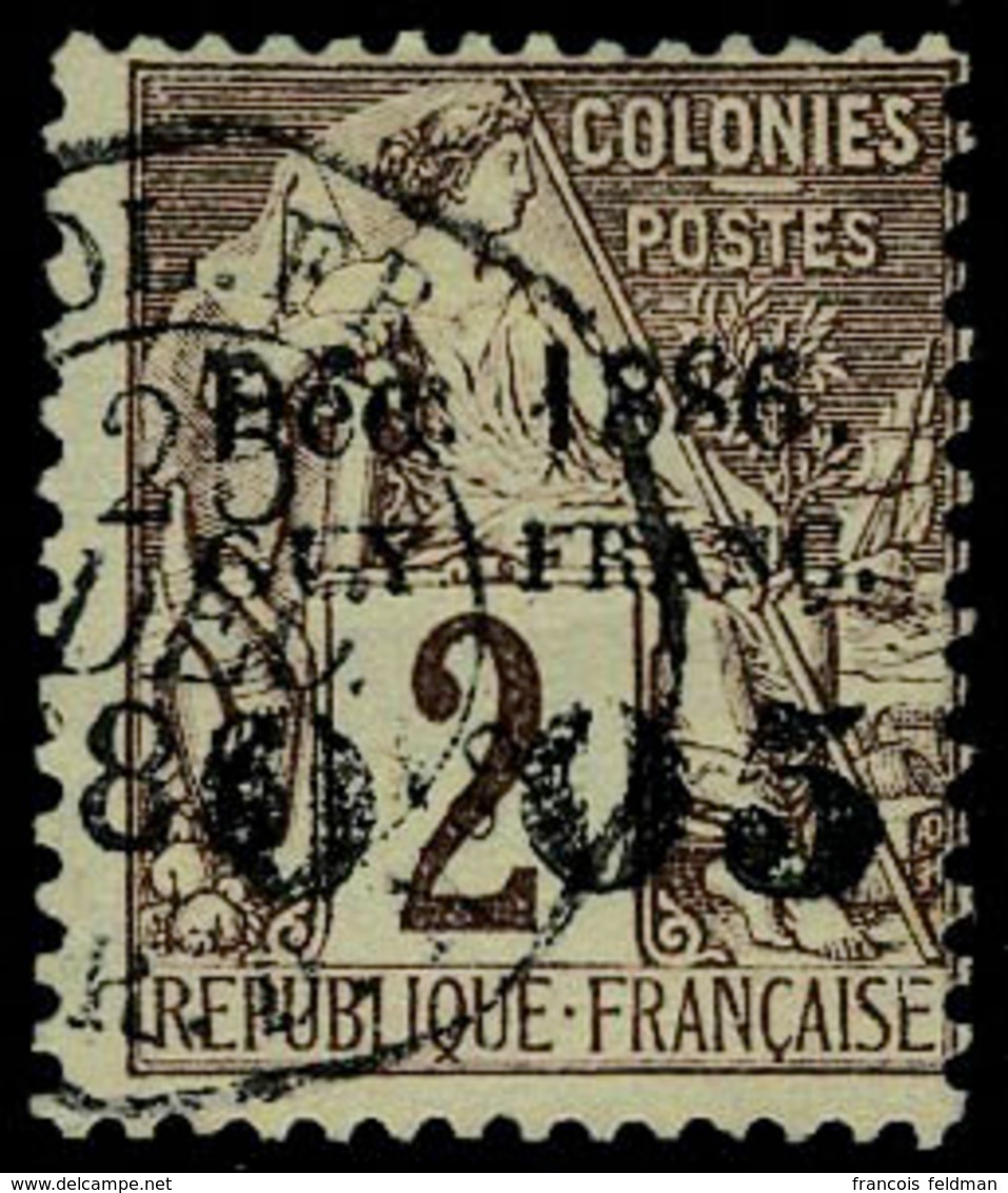 Oblitéré N° 2, 0.05 Sir 2c De 1881 Déc 1886 T.B.  Signé - Other & Unclassified