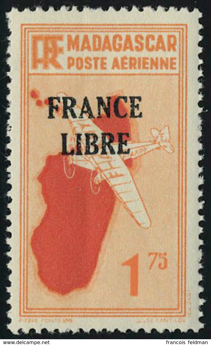 Neuf Sans Charnière N° 46, 1f75 France Libre, TB - Autres & Non Classés