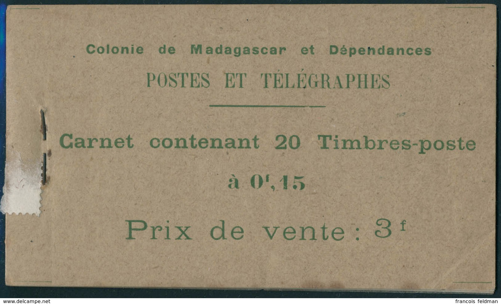 Neuf Sans Charnière N°6. Carnet Complet De 20 Timbres N°156. Quelques Rousseurs Habituelles. T.B. Maury - Andere & Zonder Classificatie