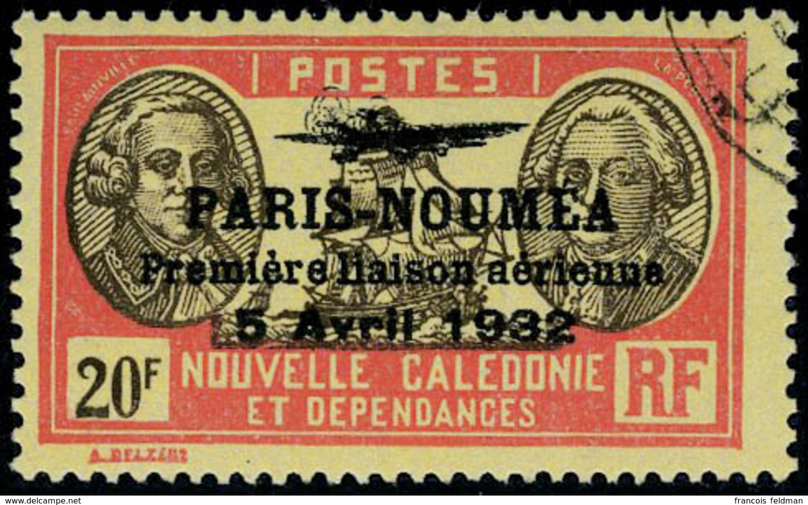Oblitéré N° 3/28, La Série Paris Nouméa, T.B. - Other & Unclassified