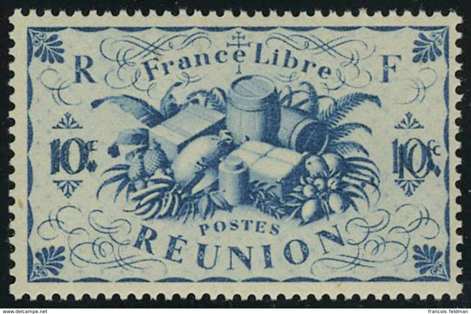 Neuf Sans Charnière N° 234a, 10c Bleu, Double Impression De La Valeur, TB - Maury - Other & Unclassified