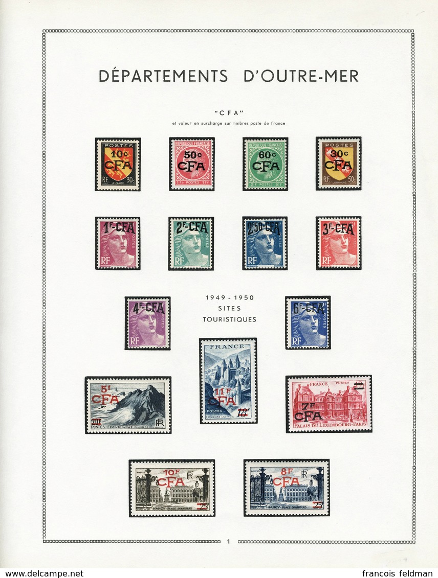 Neuf Avec Charnière N° 281/432, + PA 45/62 + Taxe 36/54, Collection Complète Cl,sur Feuilles MOC, T.B. - Andere & Zonder Classificatie