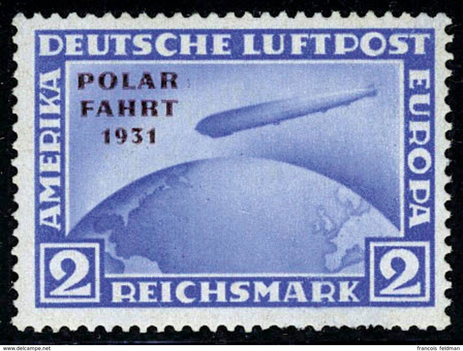 Neuf Avec Charnière N° 41, 2m Polar Fahrt, Variété Sans Trait D'union, Qq Dents Courtes Sinon T.B. Michel 457 I - Andere & Zonder Classificatie