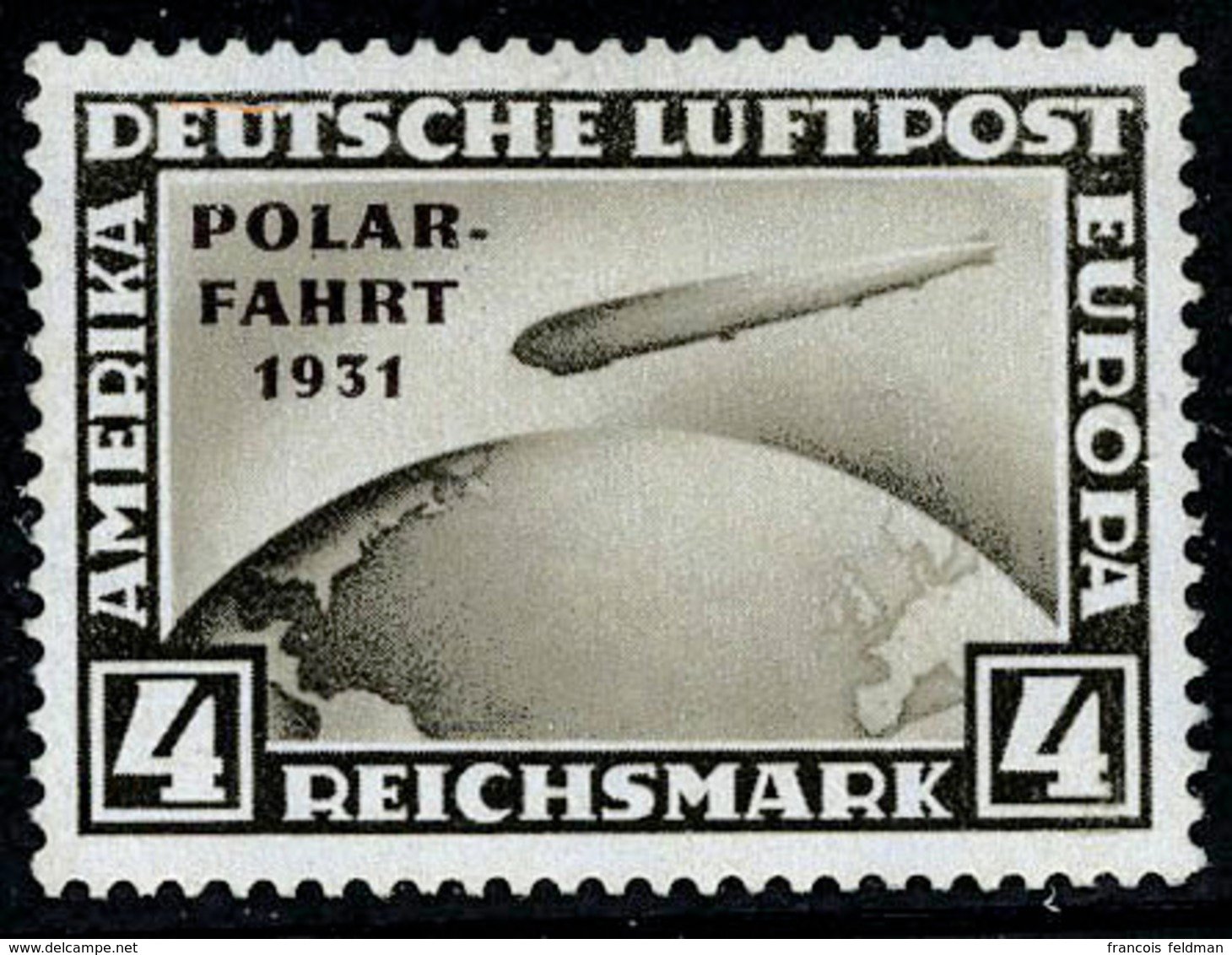 Neuf Avec Charnière N° 42, 4m Polar Fahrt 1931, T.B. - Andere & Zonder Classificatie