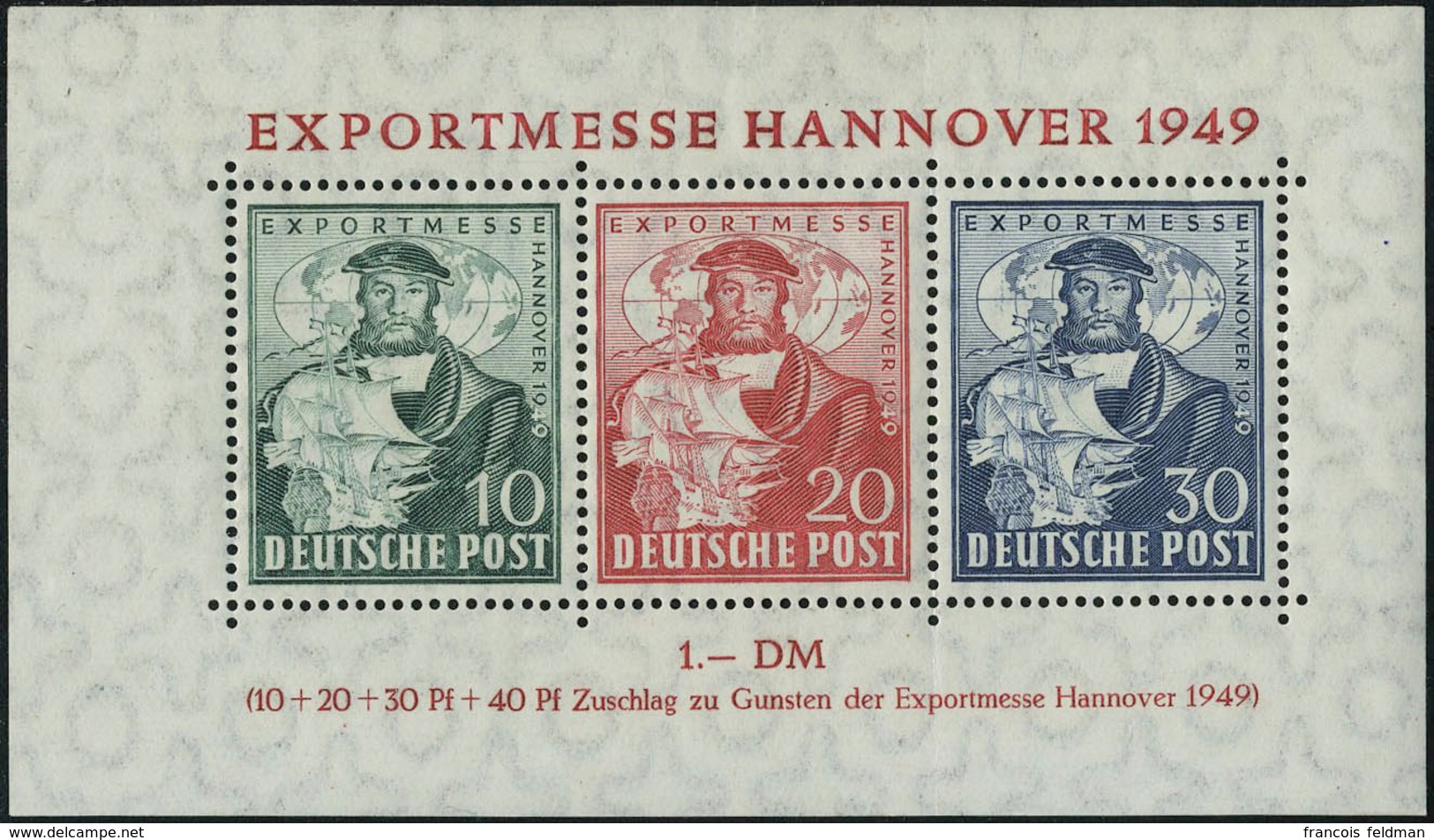 Neuf Sans Charnière N° 1, Bloc De La Foire De Hanovre, TB - Other & Unclassified