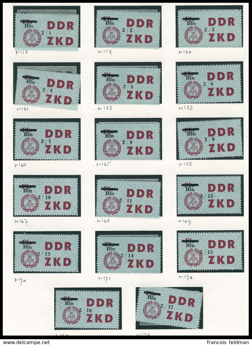 Neuf Sans Charnière N° 46/60. La Série Complète De 84 Valeurs. Michel 46/60. T.B. Rare. - Andere & Zonder Classificatie