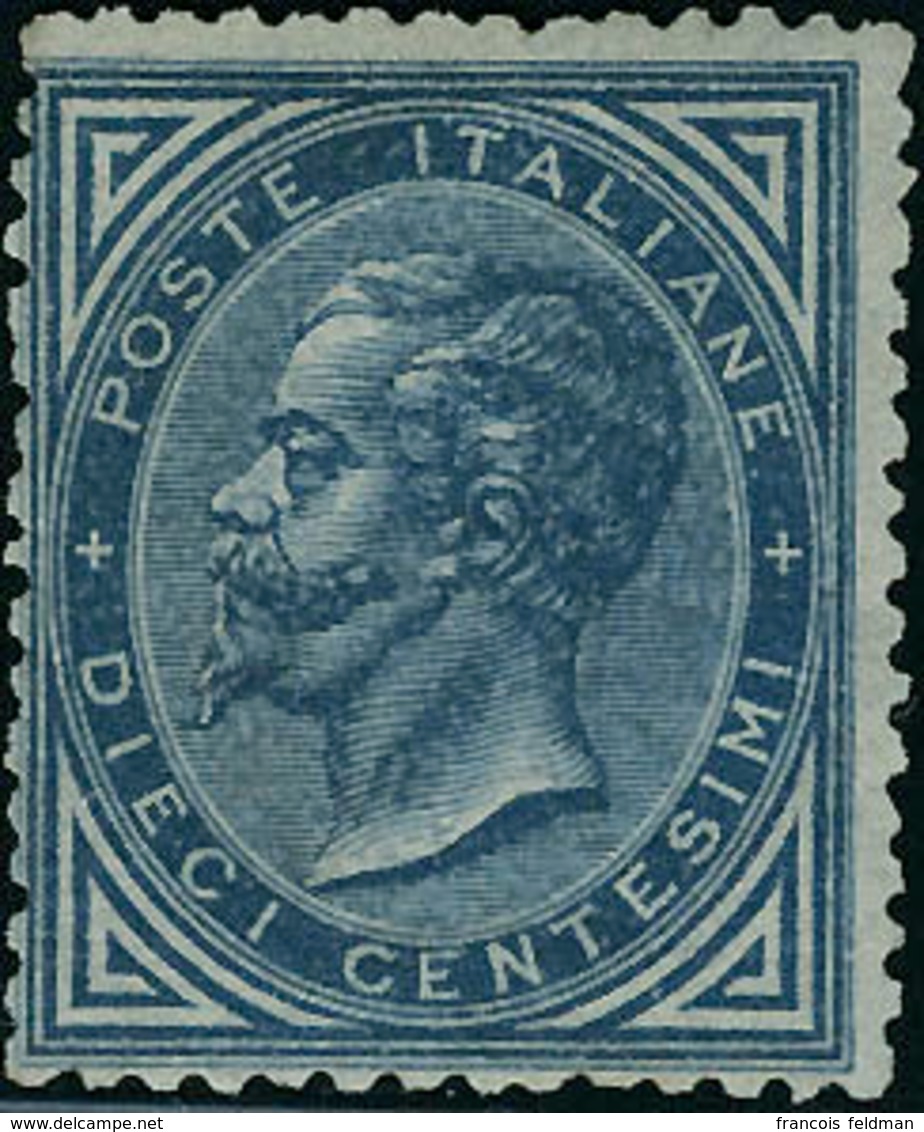 Neuf Sans Gomme N°16. 10c Bleu. T.B. Signé Diena . Sassone N° 27 - Altri & Non Classificati