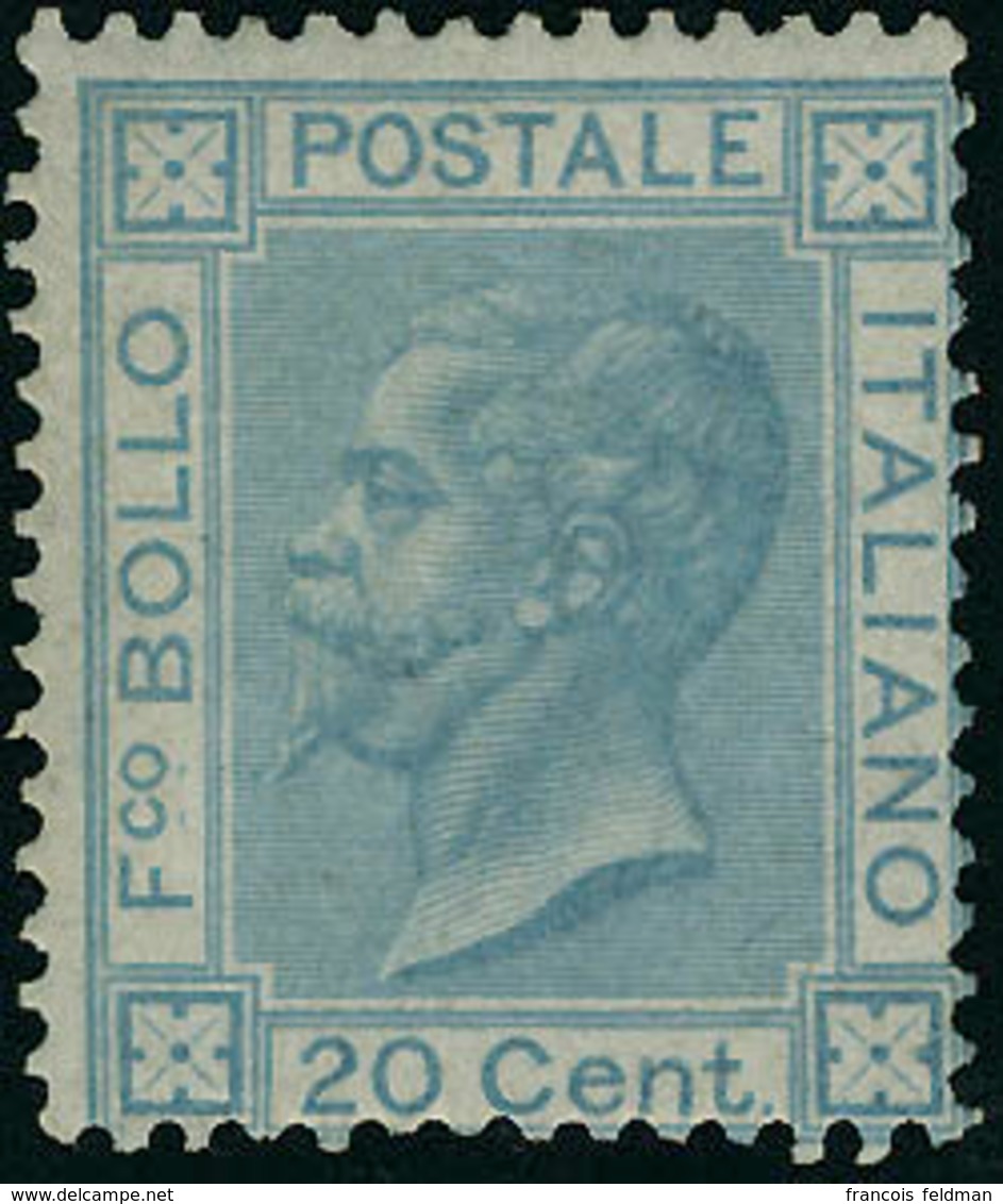 Neuf Avec Charnière N°23a. 20c Bleu-pâle. T.B. - Altri & Non Classificati