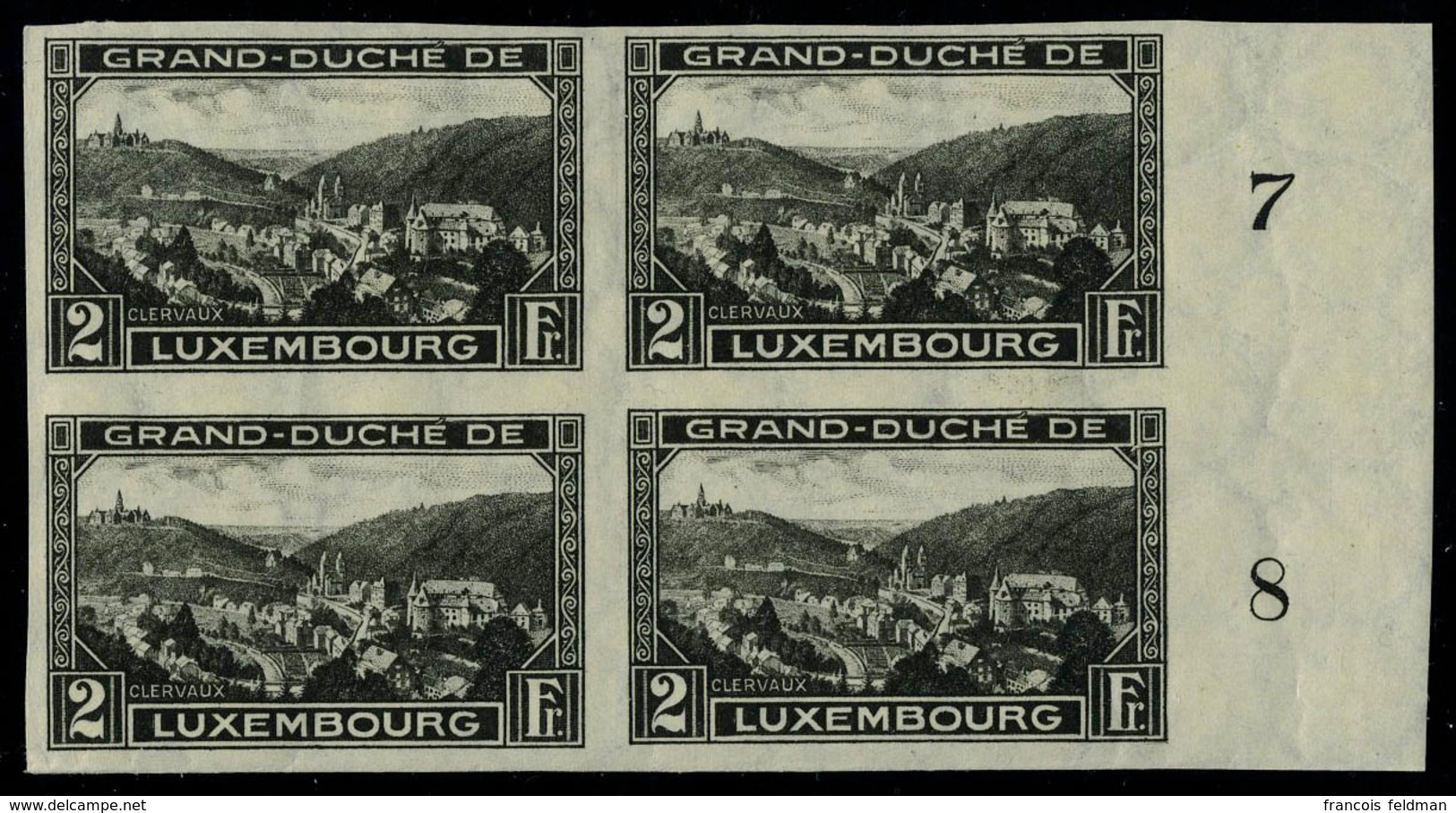 N° 274, 2f Noir Expo Philatélique Esch Sur Alzette X 67 Ex Majorité Blocs De 4 Et De 10 TB - Andere & Zonder Classificatie