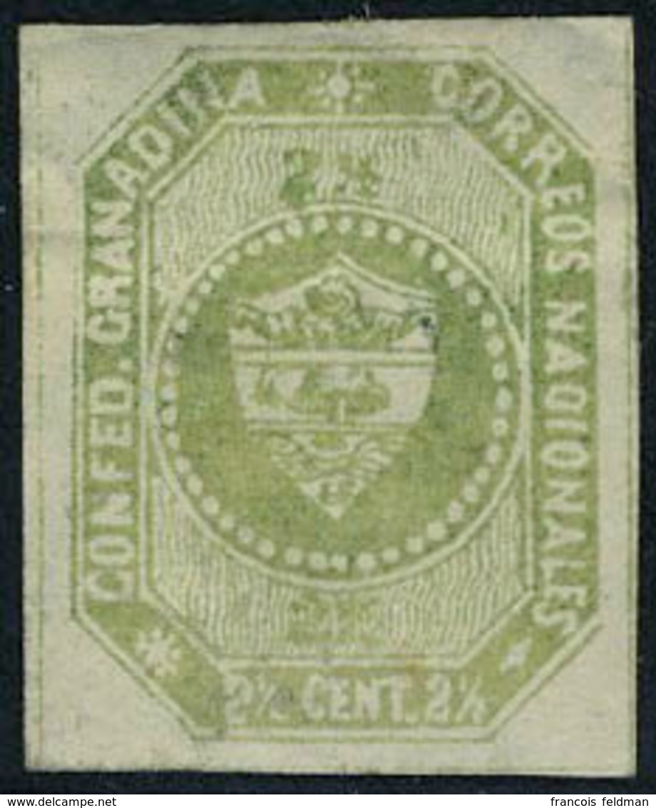 Neuf Avec Charnière N° 1 + 4, 2 1/2 Vert Et 10c Orange, TB - Sonstige & Ohne Zuordnung