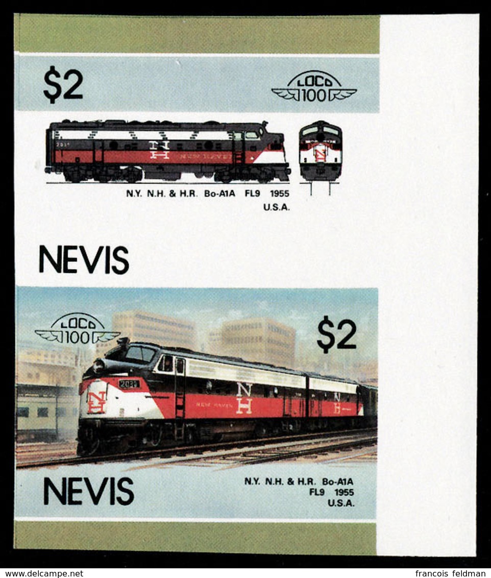 Neuf Sans Charnière N° 353/60. La Série Locomotives, ND, Valeurs Identiques Se Tenant En Paires Horizontales, Bdf, T.B. - Andere & Zonder Classificatie