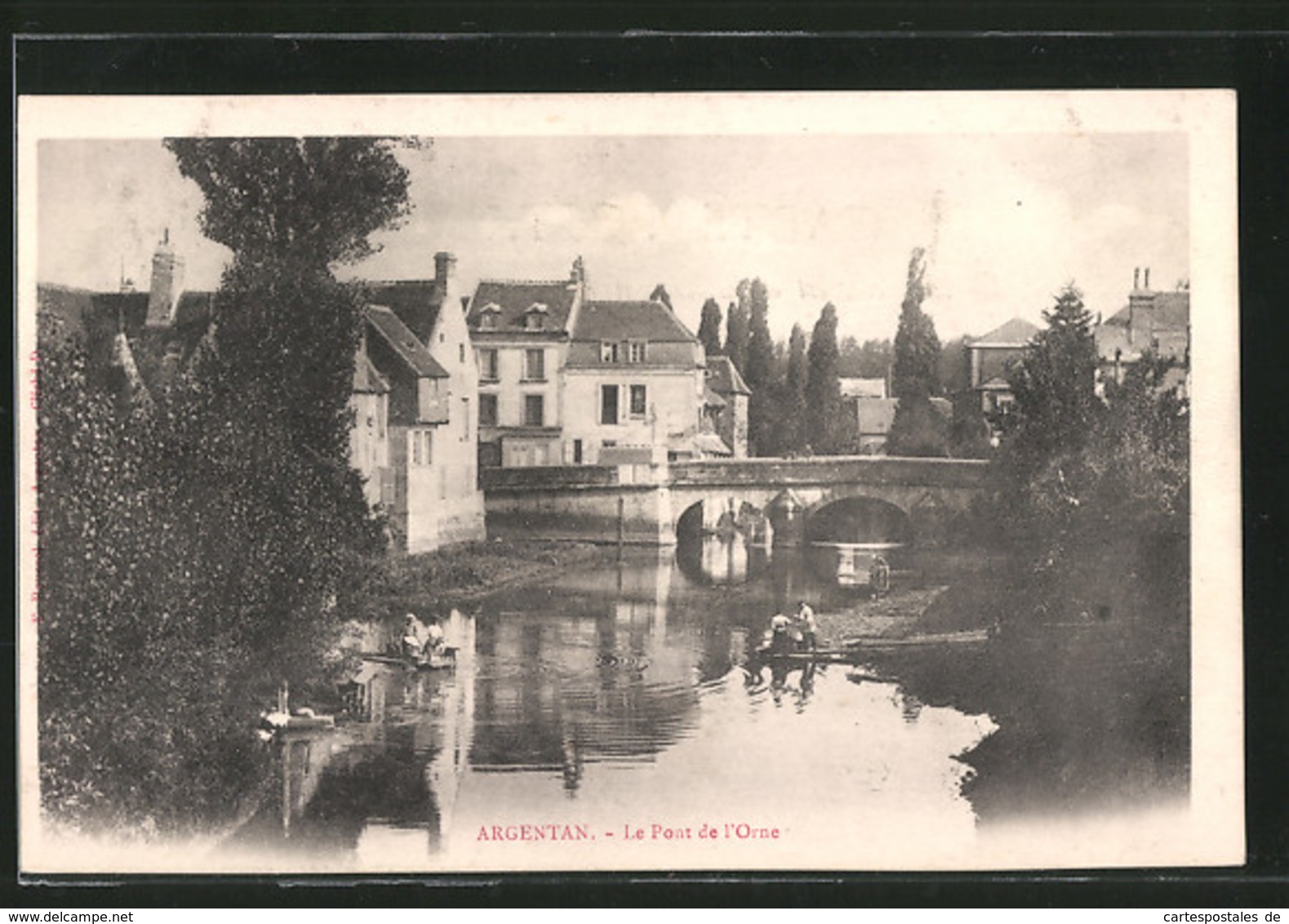 CPA Argentan, Le Pont De L'Orne - Argentan