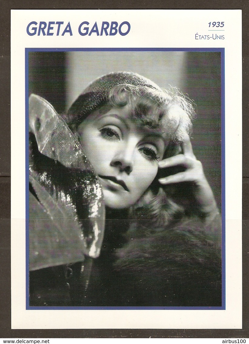 PORTRAIT DE STAR 1935 ETATS UNIS USA - ACTRICE GRETA GARBO - ACTRESS CINEMA - Fotos