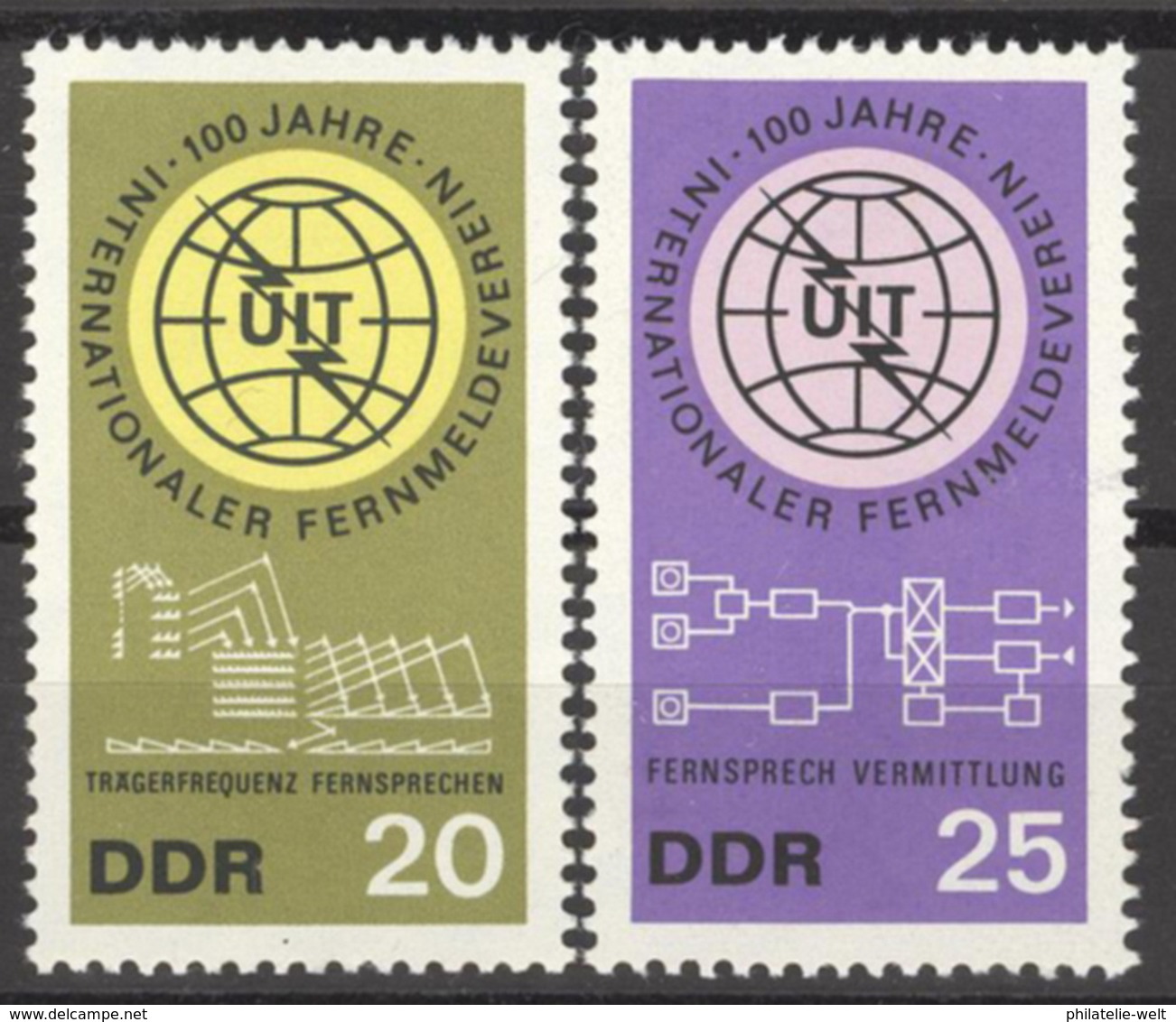 DDR 1113/14 ** Postfrisch - Ungebraucht