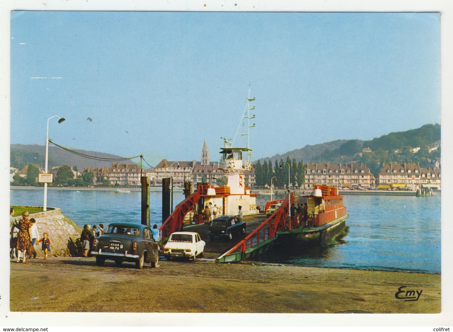 76 - Caudebec-en-Caux -        Le Bac Sur La Seine - Caudebec-en-Caux