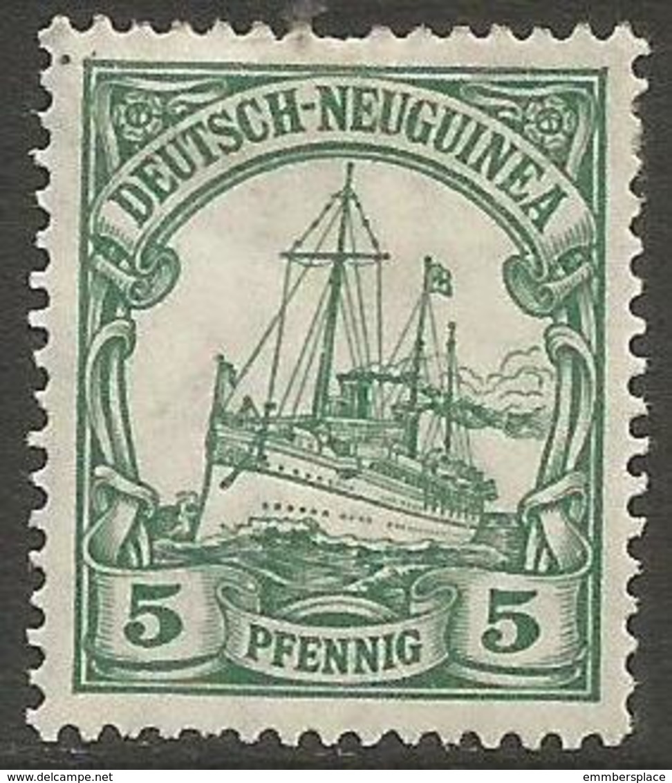 German New Guinea - 1914 Kaiser's Yacht 5pf Mint Hinged    Sc 21 - German New Guinea