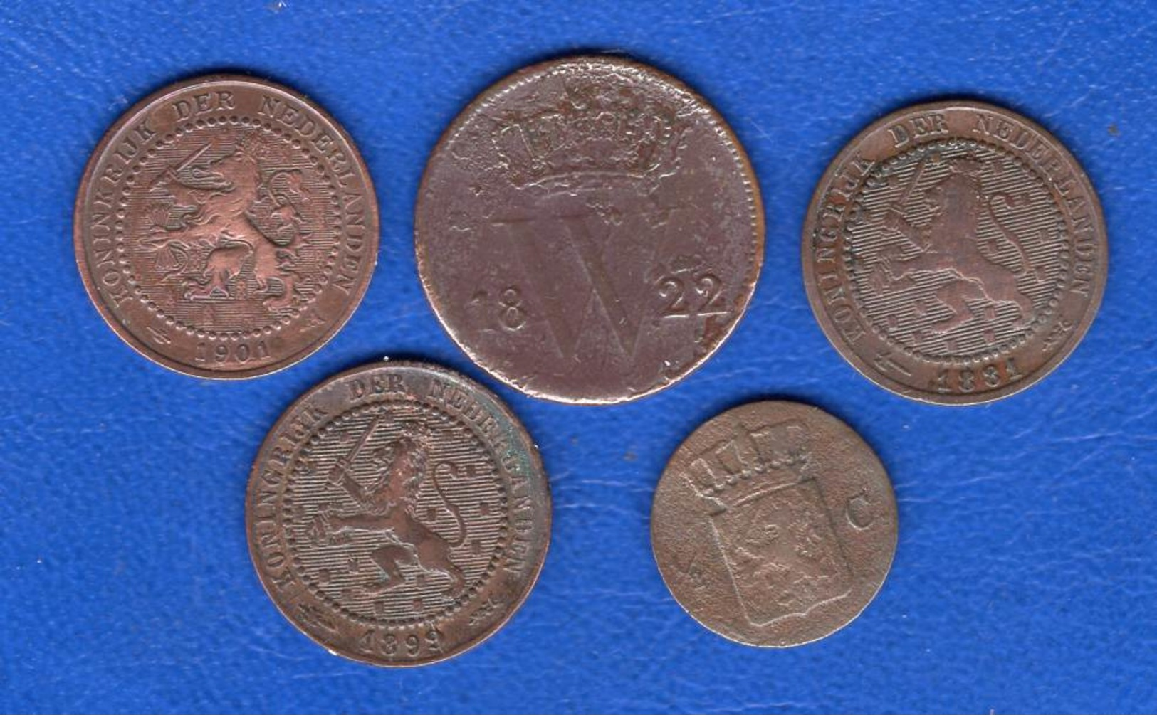 Pays Bas 5 Pieces - 1849-1890 : Willem III