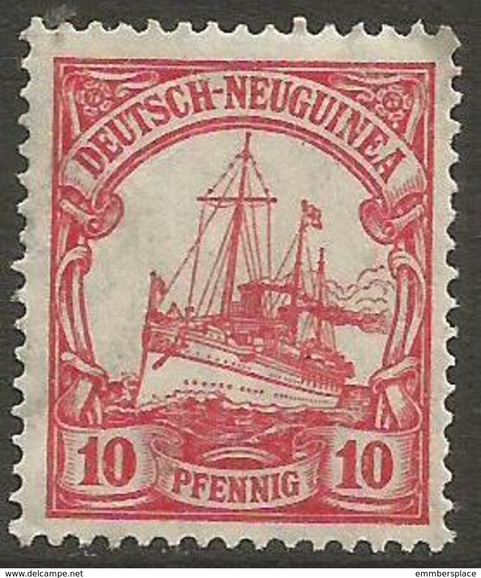 German New Guinea - 1914 Kaiser's Yacht 10pf Mint Hinged    Sc 22 - German New Guinea