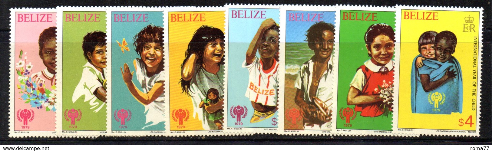 CI1173A - BELIZE 1980 , Serie Yvert N. 472/479 ***  MNH  (2380A) - Belize (1973-...)