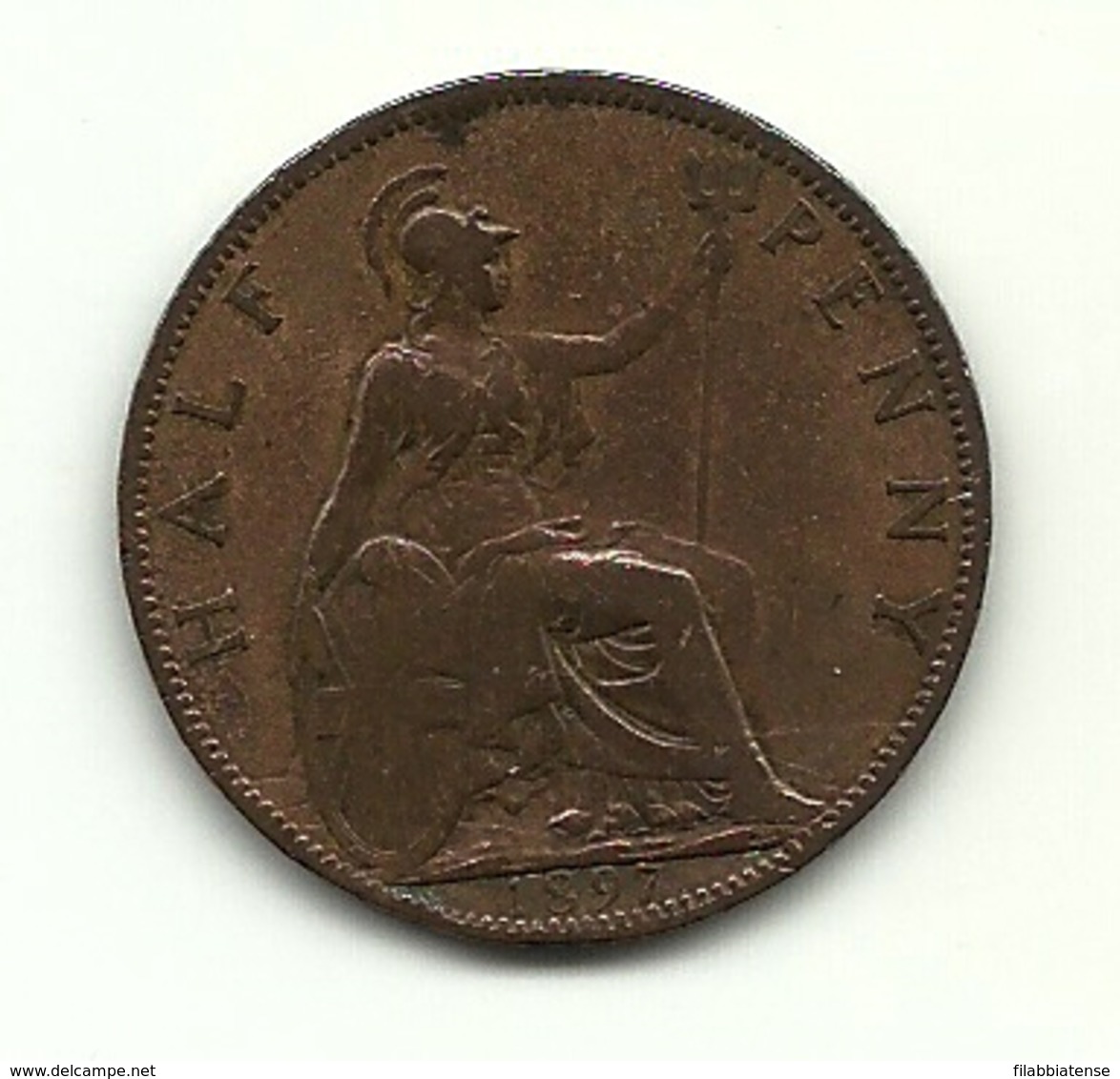 1897 - Gran Bretagna 1/2 Penny     ----- - Other & Unclassified